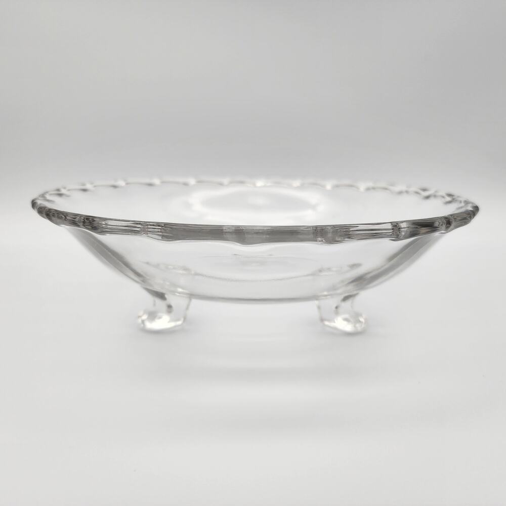 Fostoria Footed Dish 7 1/4" Century Pattern Bon Bon Candy Dish 1960s Vintage